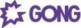 A logo of gong