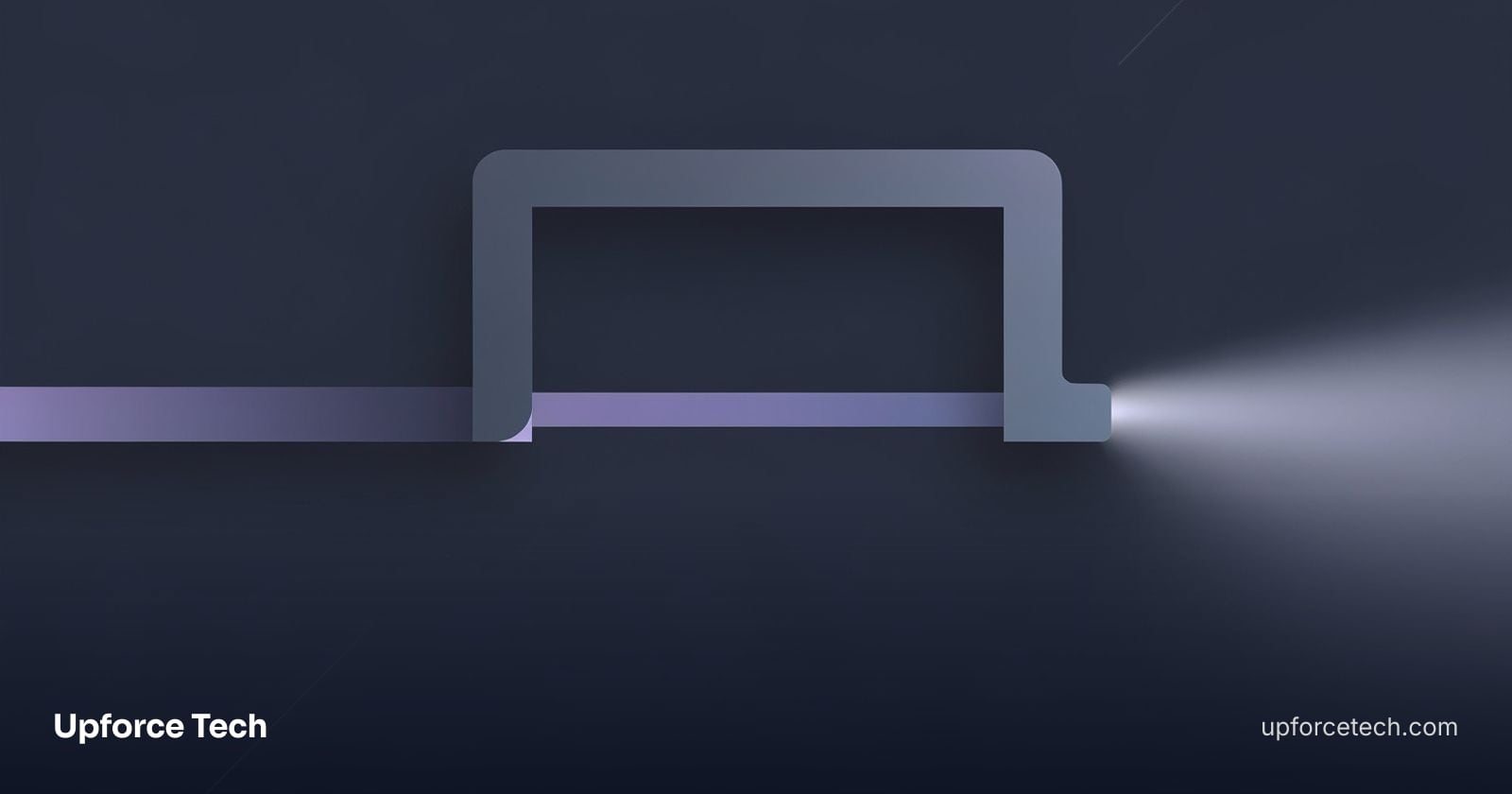 A range bracket on a number line with one end fading into fog