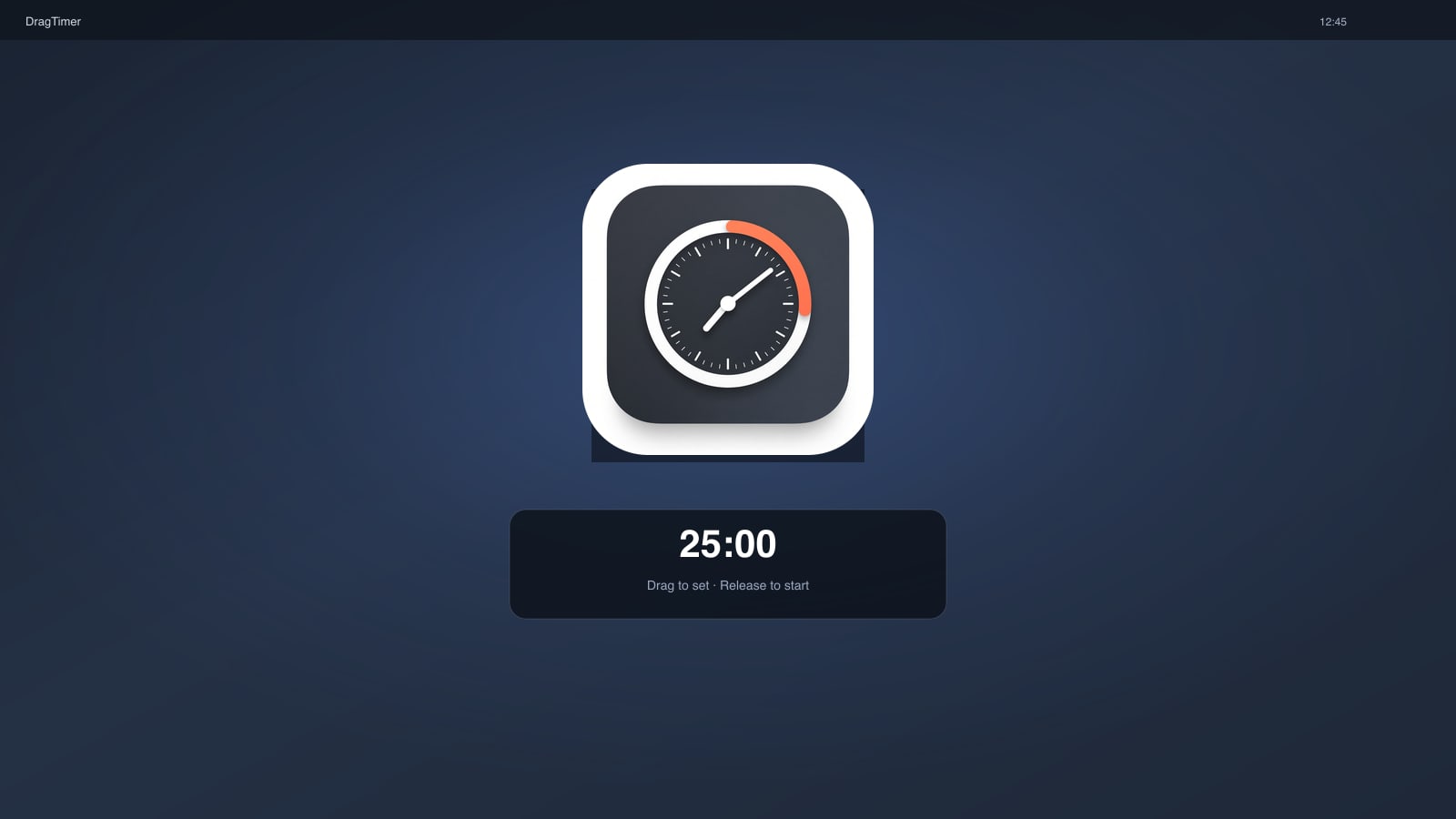 DragTimer interface